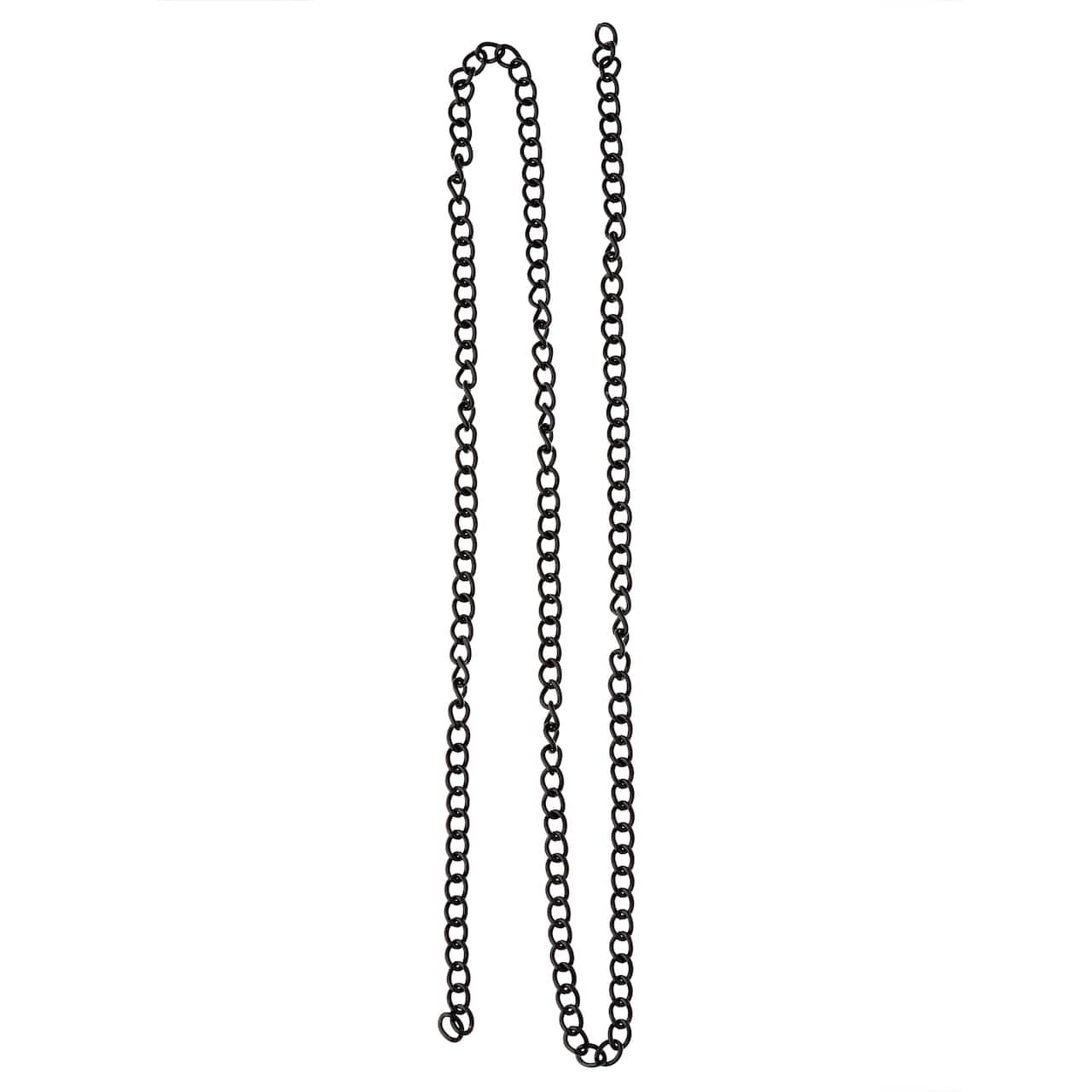 Black Small Figure 8 Metal Chain by Bead Landing©